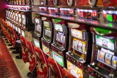 Roulette wheel and betting layout showing payout structure